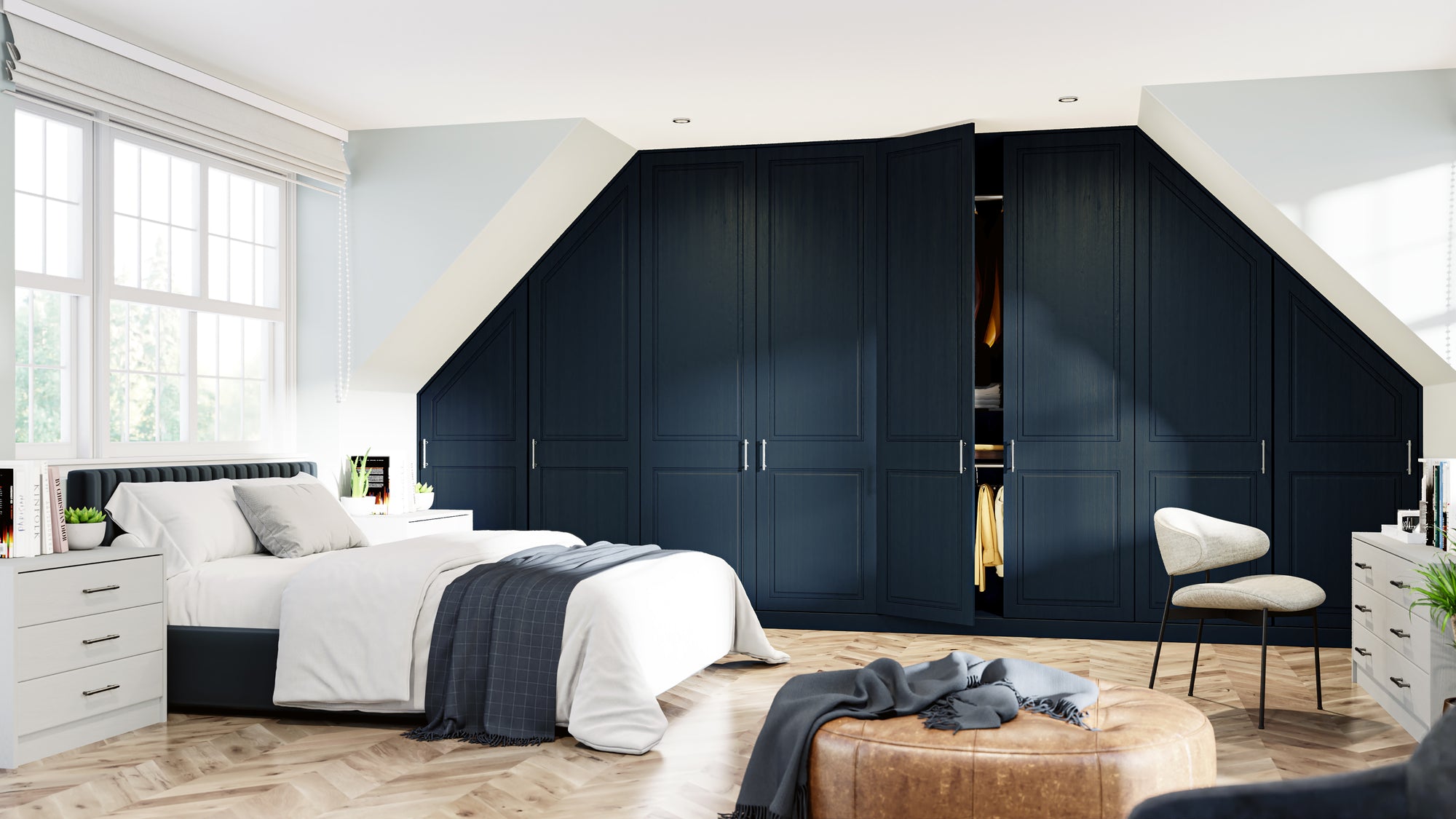 Sloping bedroom range