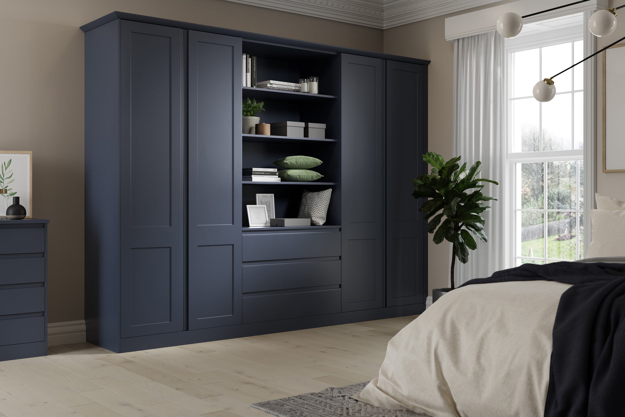 Handleless bedroom range